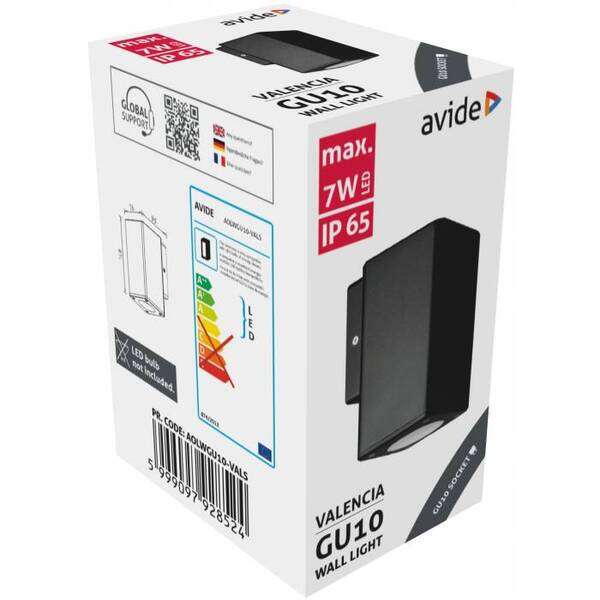 Vanjska zidna lampa Valencia IP65 1xGU10 - Slika 2