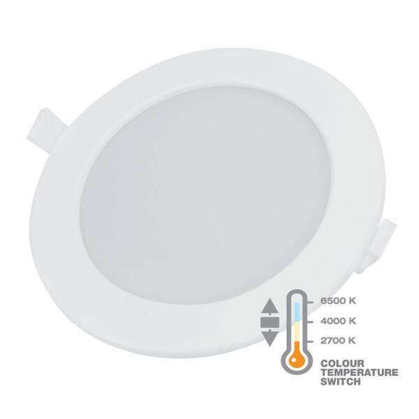 3 u 1 LED panel okrugli ugradni 2700/4000/6500K - 24W - Slika 1