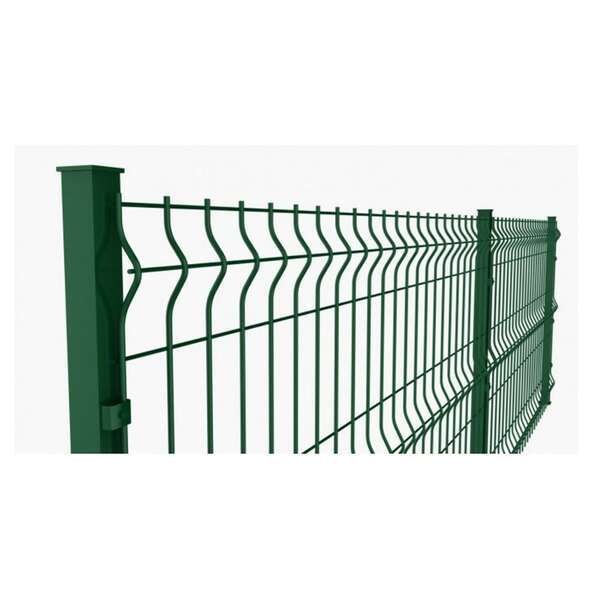 3D PVC Panelna ograda 2,5m zelena 4mm H=1.73m - Slika 1