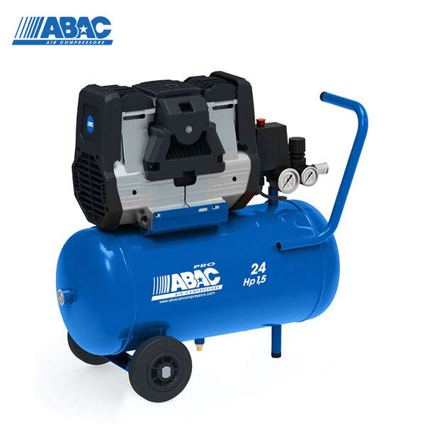 Klipni kompresor Pole Position Silent OS15P, 24l Abac - Slika 1