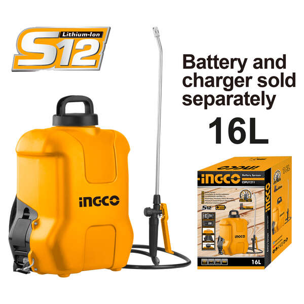 Aku prskalica 16 lit./4 bara Ingco - Slika 1