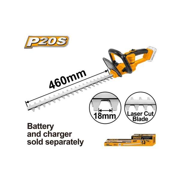 Aku trimer za živu ogradu Ingco - Slika 2