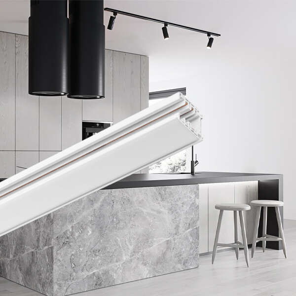 Alu šina monofazna 2m bela - Slika 2