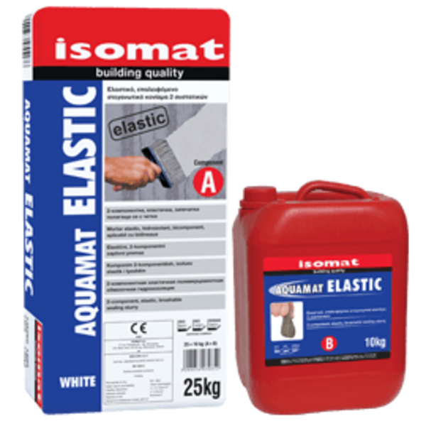 AQUAMAT-ELASTIC Dvokomponentni, visoko fleksibilni hidroizolacioni premaz 35kg - Slika 1
