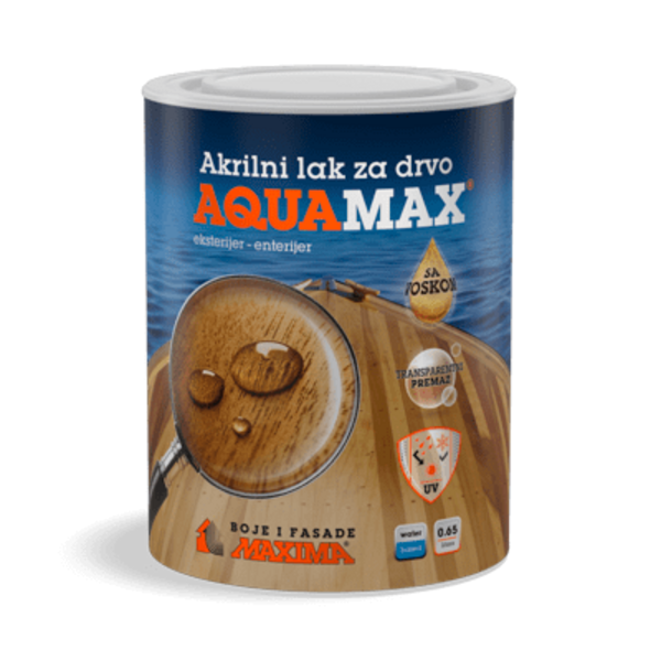 Aquamax Akrilni lak za drvo 0.65l - Slika 1