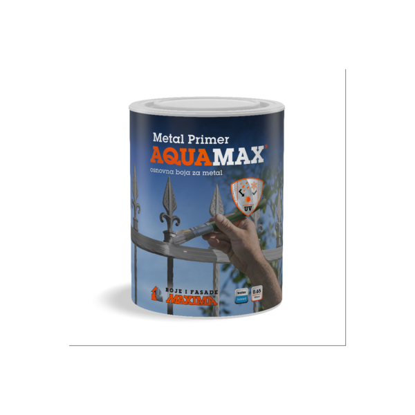 AQUAMAX® Metal Primer osnovna boja za metal ( vodena baza ) Sivi 10l - Slika 1