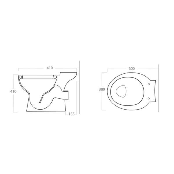 Wc šolja Baltik OXI LINNI - Slika 2