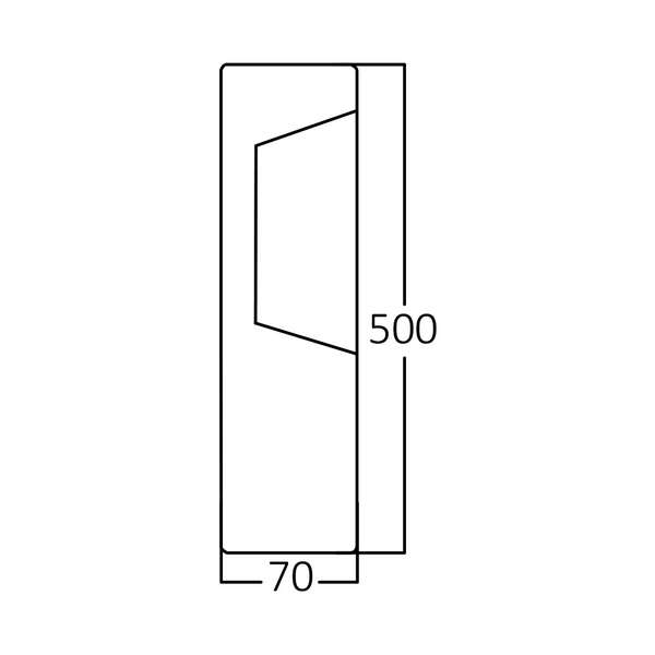 Baštenski led stub 7W-3000K-IP54 - Slika 3