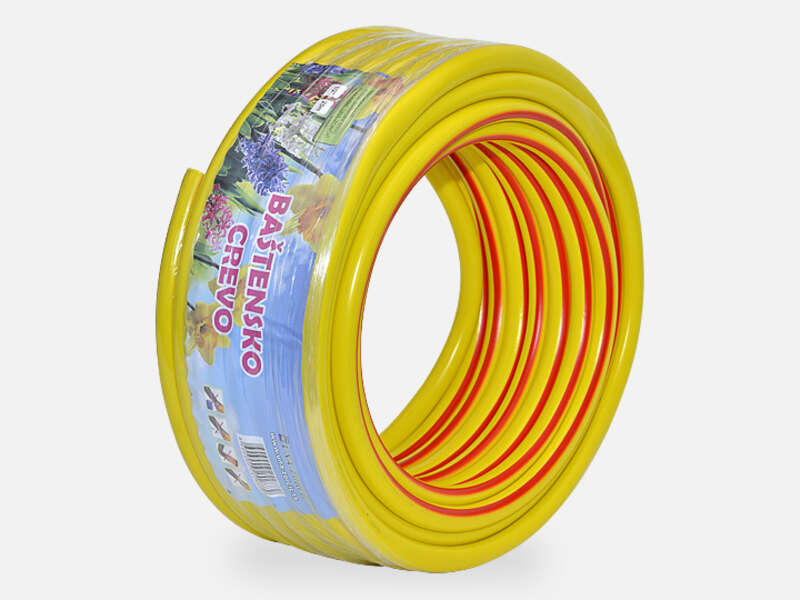 Baštensko crevo dvoslojno bez armature sa linijom 1 inč 24 mm 4 bara - Slika 1