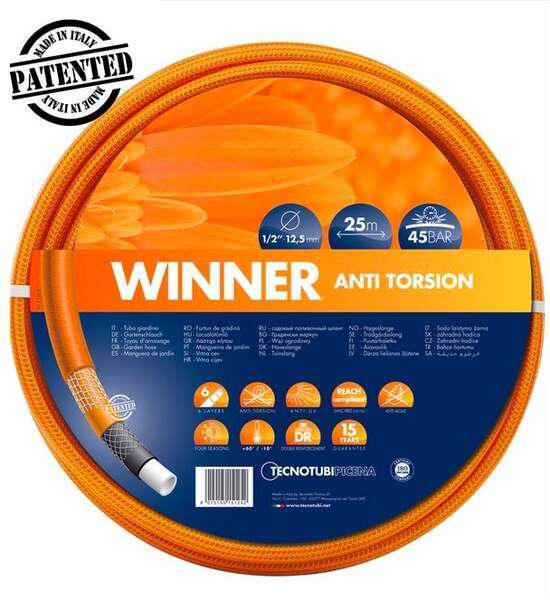 Baštensko crevo za zalivanje Winner 3/4" - 25m Technotubi - Slika 1