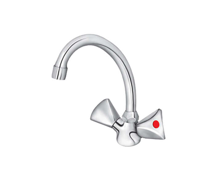 Baterija za sudoperu, protočni bojler izliv 130mm KLASIK K26102 - Slika 1