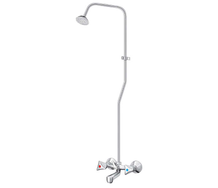 Baterija za tuš kadu sa izlivom i usponskim tušem KLASIK K12250 - Slika 1