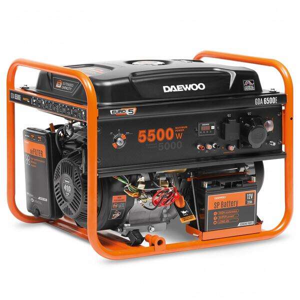 Benzinski generator 5000W, 389CC-električni start - Slika 1