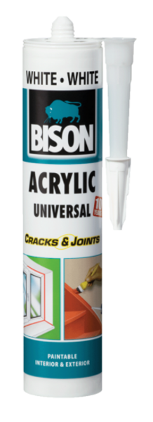 Bison acrylic universal white 300ml- Univerzalni akrilni zaptivač - Slika 1