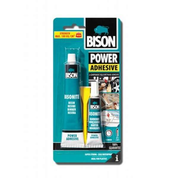 Bison power adhesive poliuretanski dvokomponentni lepak 65ml - Slika 1