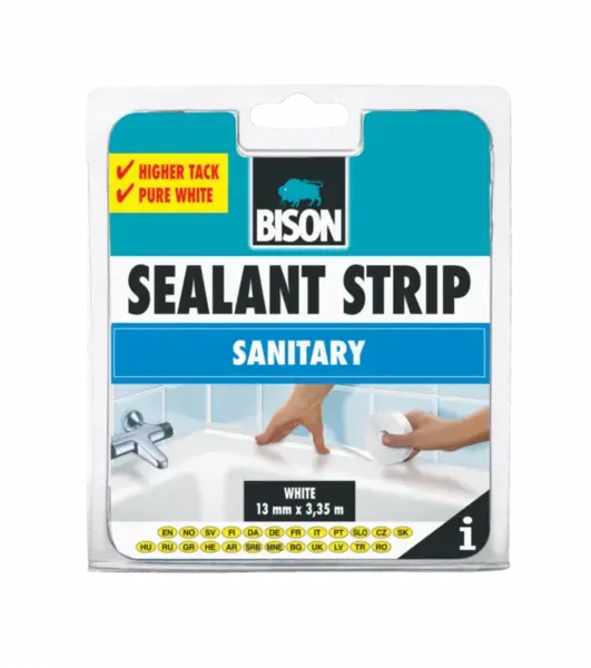 Bison sealantstrip sanitary 22mm x 3.35m-Samolepljiva zaptivna traka - Slika 1