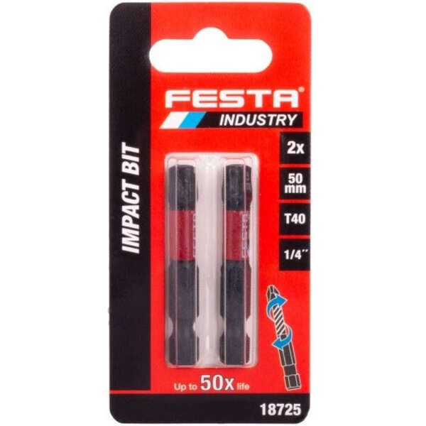 Bitovi produženi T40 - 50mm 2kom. FESTA INDUSTRY - Slika 3