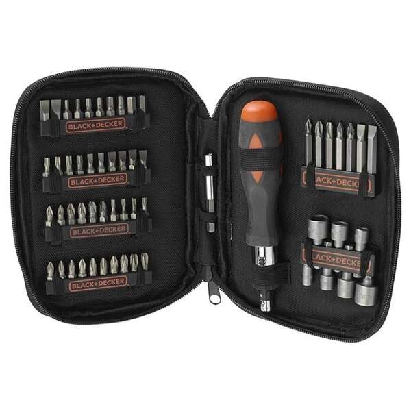 Set bitova sa ručkom A7104-XJ Black&Decker - Slika 1