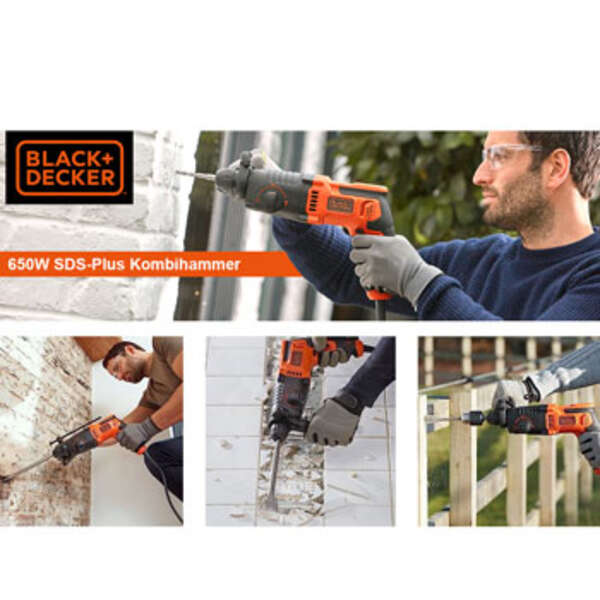 Bušilica SDS-PLUS 650W BEHS01 Black&Decker - Slika 2