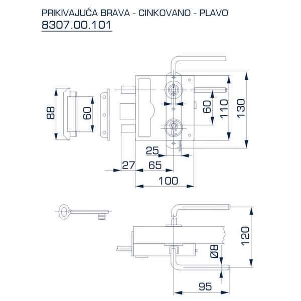 Brava za starinska vrata Bane - Slika 2