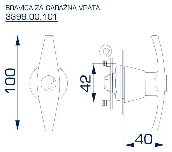 Bravica za garažna vrata - Slika 2