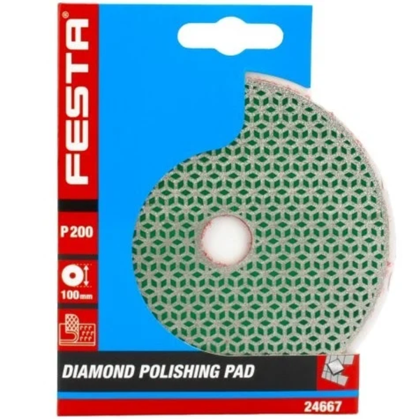 Brusni disk za poliranje - dijamantski P200 - 100mm FESTA - Slika 3
