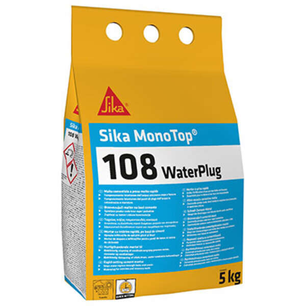 Brzovezujući hidroizoalcioni malter Sika Monotop 108 Waterplug 5kg - Slika 1
