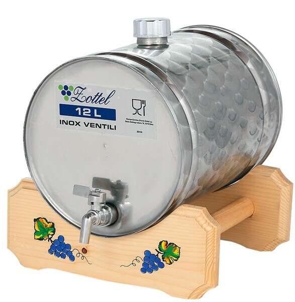 Bure za rakiju INOX ležeće 50L Zottel - Slika 1