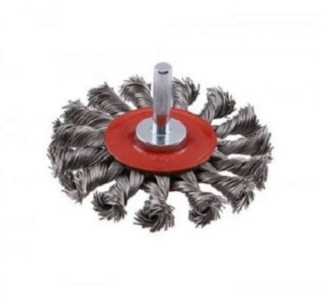 Četka za bušilicu rotaciona pljosnata gruba 75mm Festa - Slika 1