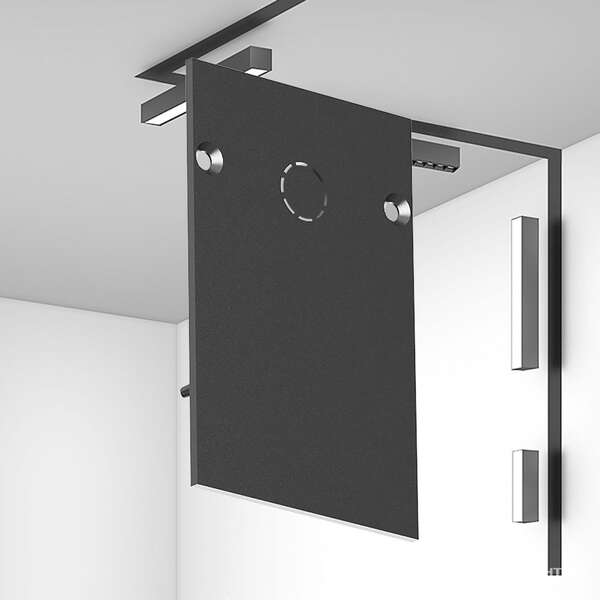 Crni poklopac za magnetnu šinu - Slika 2