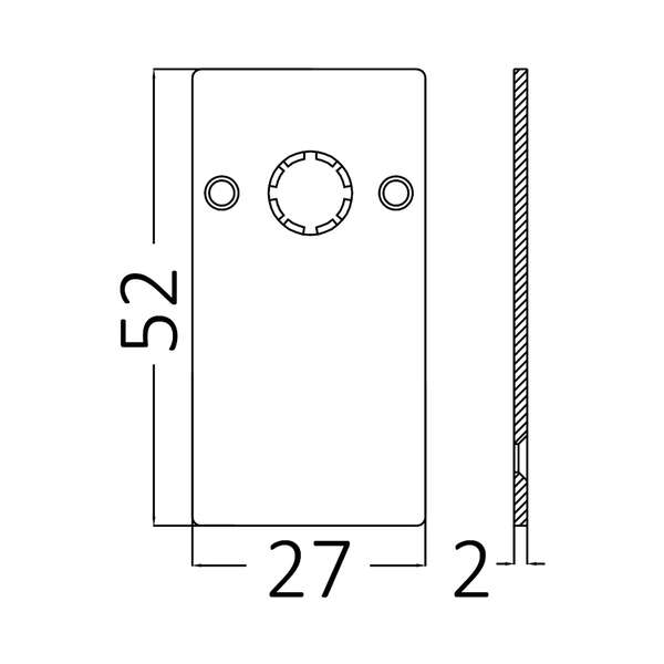 Crni poklopac za magnetnu šinu - Slika 3