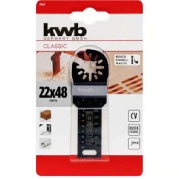 CV nož za drvo 22/48mm nastavak za multi-alat Einhell by KWB - Slika 2