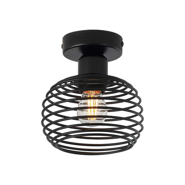 Dekorativna svetiljka crna 1H-1xE27 - Slika 1