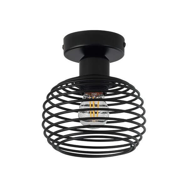 Dekorativna svetiljka crna 1H-1xE27 - Slika 3