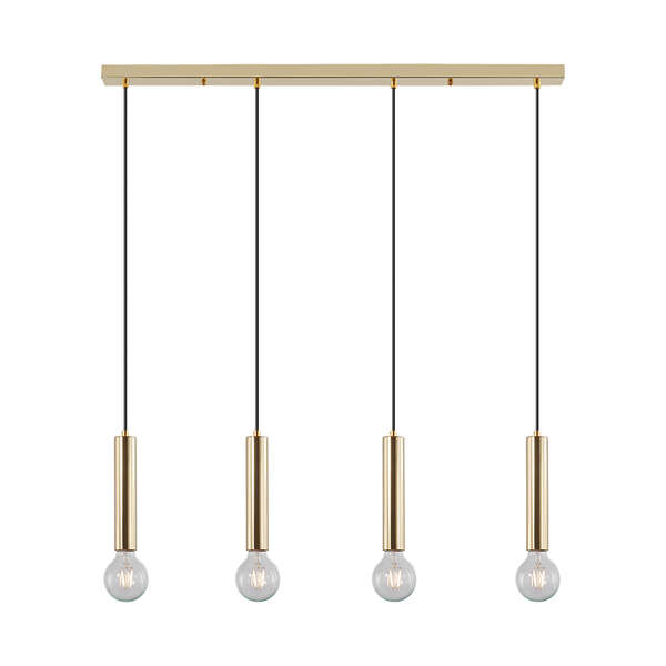 Dekorativna svetiljka zlatna 4H-1xE27 - Slika 1