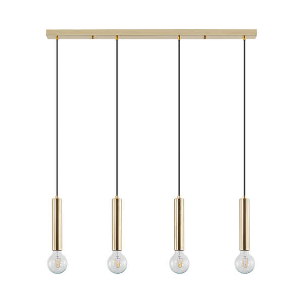 Dekorativna svetiljka zlatna 4H-1xE27 - Slika 3