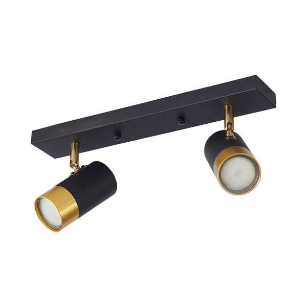 Dekorativna svetiljka zlatno-crna 2H-2xGU10 - Slika 3