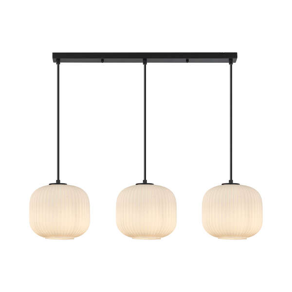 Dekorativna visilica, crna 3H-1xE27 - Slika 1