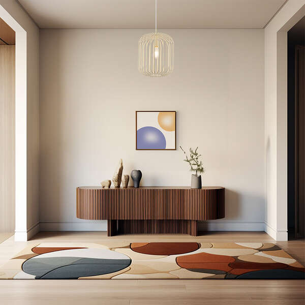 Dekorativna visilica bež 1H-1xE27 - Slika 2