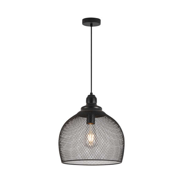 Dekorativna visilica crna 1H-1xE27 - Slika 1