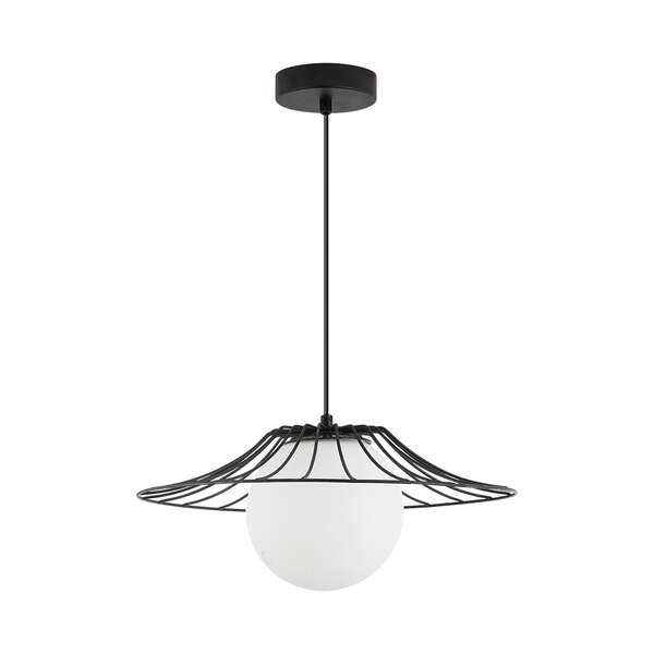 Dekorativna visilica crna 1H-1xE27 - Slika 2