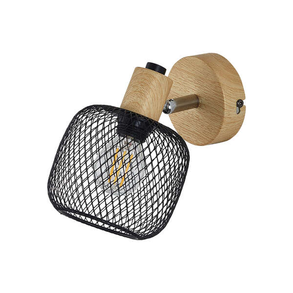 Dekorativna zidna svetiljka drvo 1H-1xE14 - Slika 2