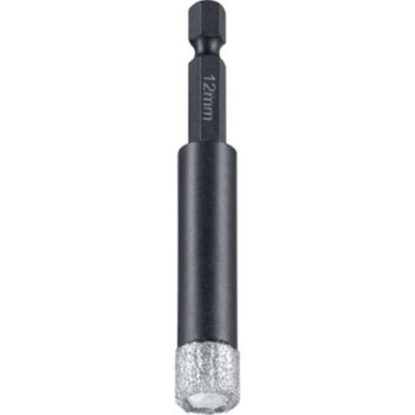 Dijamantska krunasta testera za suvo bušenje 1/4 – E6.3 12mm Einhell by KWB - Slika 1