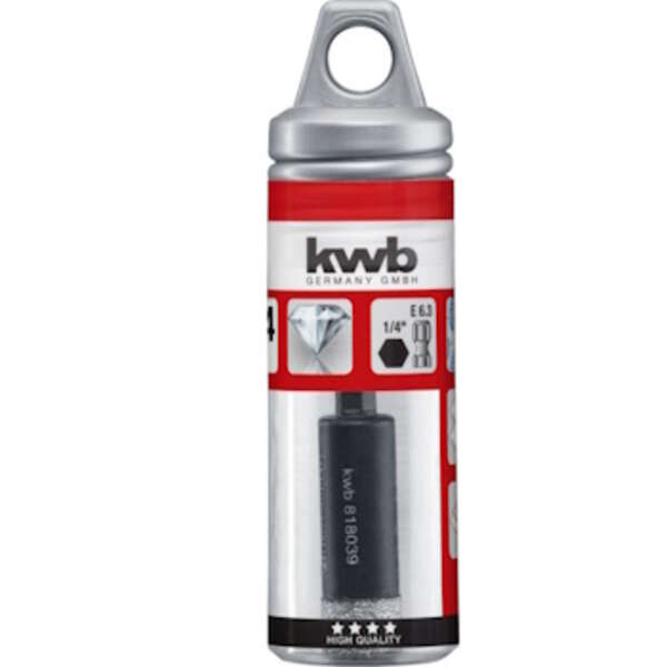 Dijamantska krunasta testera za suvo bušenje 1/4 – E6.3 14mm Einhell by KWB - Slika 3