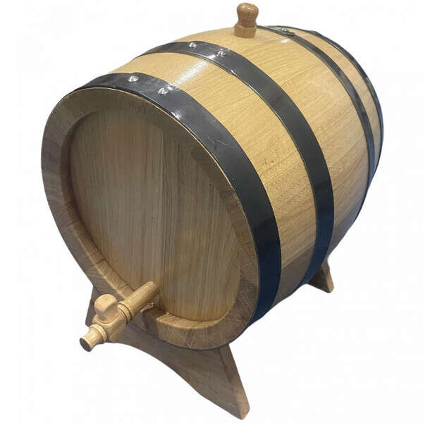 Drveno hrastovo bure za vino i rakiju 10L - Slika 1