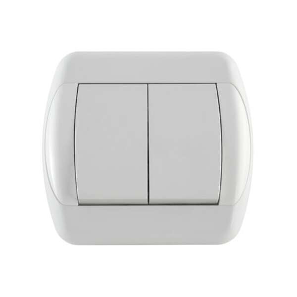 Dvostruka naizmenična sklopka 10AX/250V, bezvijčana veza Royal - Slika 1