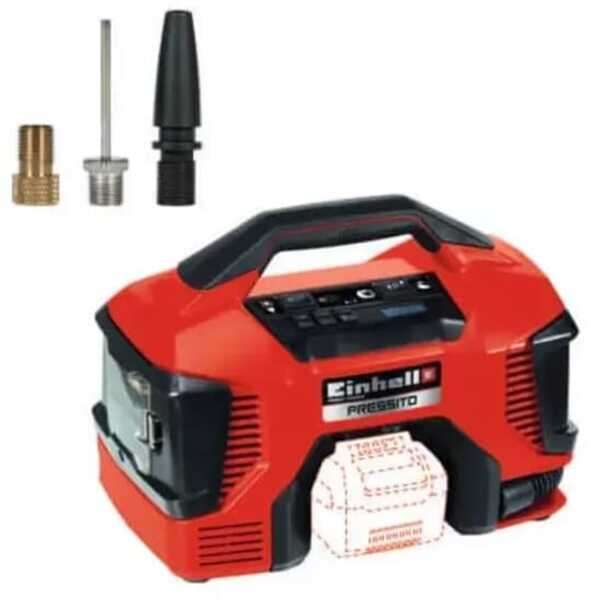 Akumulatorski hibridni kompresor Pressito Power X-Change TE-AC 18/11 Li AC - Solo Einhell - Slika 1