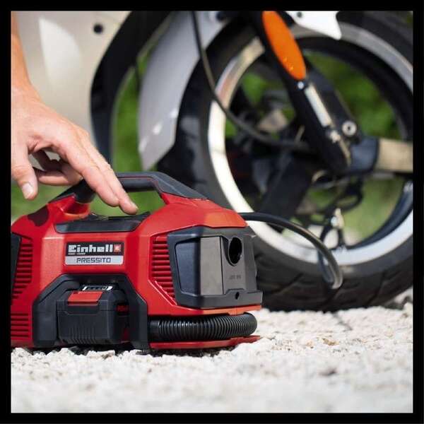 Akumulatorski hibridni kompresor Pressito Power X-Change TE-AC 18/11 Li AC - Solo Einhell - Slika 2
