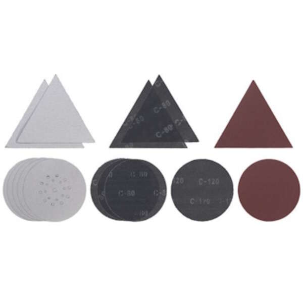 Petnaestodelni set brusnih mreža i papira Einhell by KWB - Slika 1