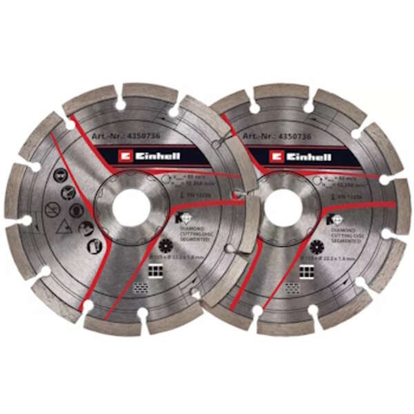 Einhell dijamantski rezni list 125mm set 2/1 - Slika 1